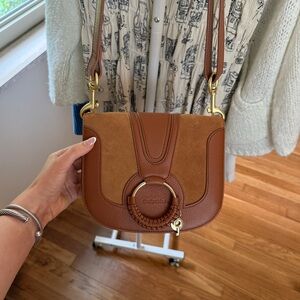 See by Chloé - Hana Small Leather Suede Crossbody Bag